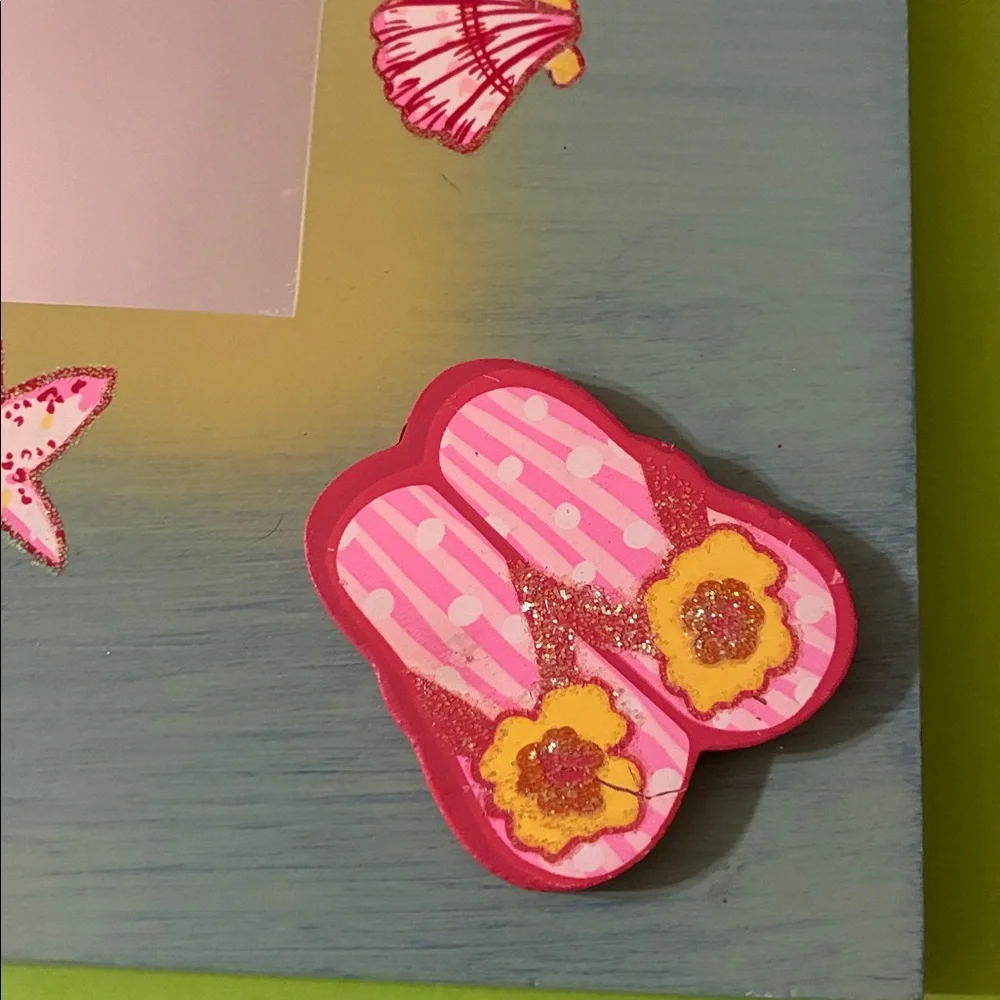 Summertime Flip-flops & Seashells Mirror